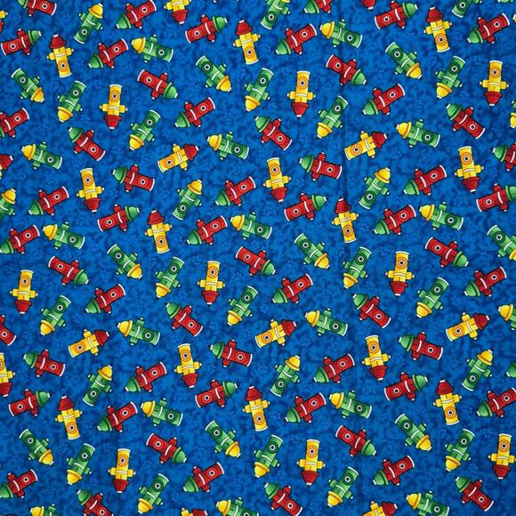 Emergency - Possibilities for Avlyn, Inc - 3/4 Yard - Fire Hydrant Cotton Fabric - Picture 2 of 10